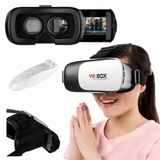 Óculos Vr Box- 3D Celular Realidade Virtual + Controle Bluetooth - Android iPhone Envio Imediato