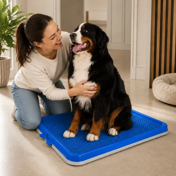 Sanitário Canino Grande Banheiro Pet Educador Xixi Sim Tapete Higiênico Cachorro