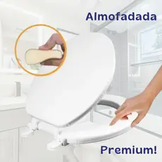 Envio Imediato! Assento Sanitário Branco Universal Oval