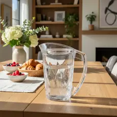 Jarra de Acrílico Suiça Dimont 1,5L com Tampa Água Suco Resistente