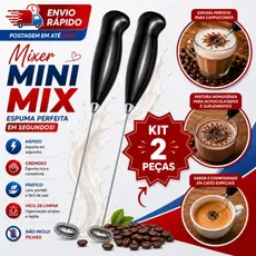 Mixer Elétrico Portatil Kit 2 peças ou 1 Unidade Para Claras de Ovos Leite Café Utensílios de Cozinha Promoção