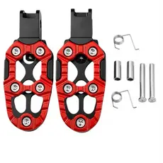 Par Pedaleira Pedal Xsport Moto Esportiva Traseira Universal