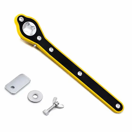 Chave Catraca para Macaco Sanfona de Carro Universal Automotiva Portátil