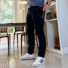 Calça Masculina Jeans PLUS SIZE C Elastano Premium Casual Tam 36 a 56 Estica Leve e Confortável