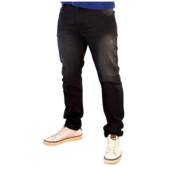 Calças Jeans Masculinas Slim com Lycra e Elastano do 36 ao 48 – Slim Fit Stretch, modelagem ajustada