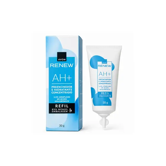 Refil Sérum Renew AH+ Avon 30g Ácido Hialurônico Preenchedor Hidratante