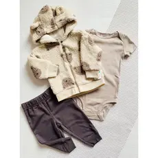 Conjunto Carters Child of Mine Trio Sherpa Ursinho Menino