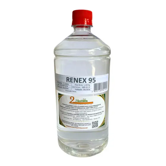 Renex 95 Solubilizante De Essências Puro 1000ml/1,100kg