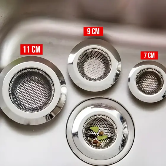 Ralo para Pia Prime Aço Inox com Borda Cozinha Ralinho