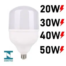 Lâmpada Led Bulbo 20w, 30w, 40w, 50w E27 Bivolt 6500K Branco Frio
