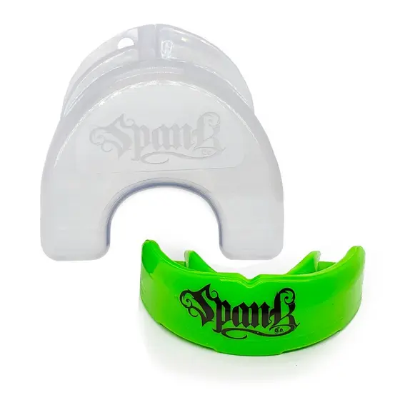Protetor Bucal Superior Profissional com Caixinha Spank - Verde