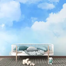 Papel de Parede Mural Aquarela Céu Azul