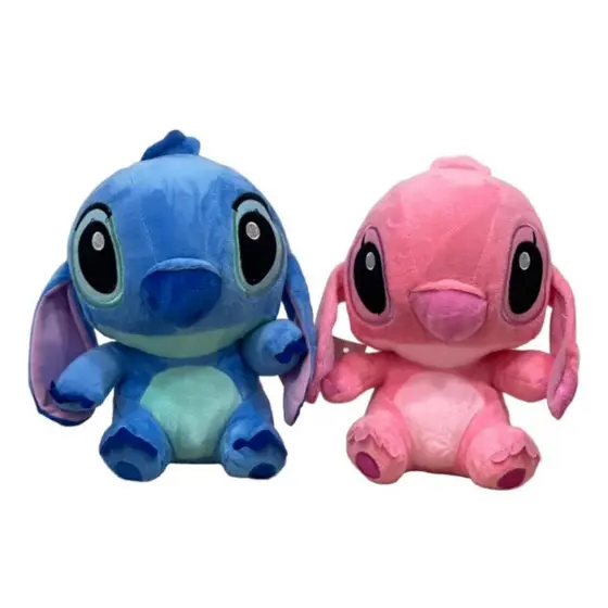 Casal Lilo E Stitch E Angel Namorados Disney Pelúcia 25cm