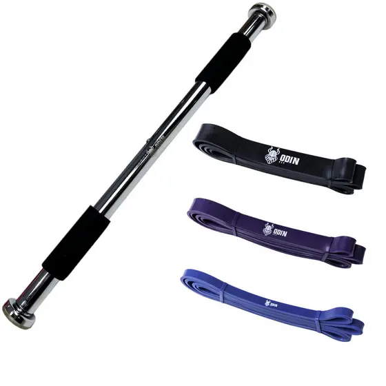 Barra para Porta Cromada Super Band 3 Intensidades Odin Fit