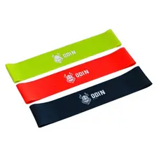 Kit Mini Bands Elástico Intensidade Leve Média Forte Odinfit