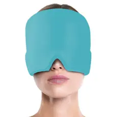Touca Chapéu Alívio De Migraína Gel  Quente Frio Gelo Envoltório Anti Estresse Dor Cabeça Enxaquecas Máscara De Olhos