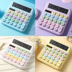 Calculadora Colorida Morandi De 12 Dígitos Teclado Mecânico De Ponto Grande Escola & Papelaria De Escritório Multineos