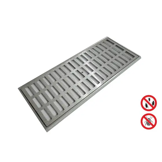 Ralo Grelha 30x50 Pluvial C/ Tela Anti Inseto