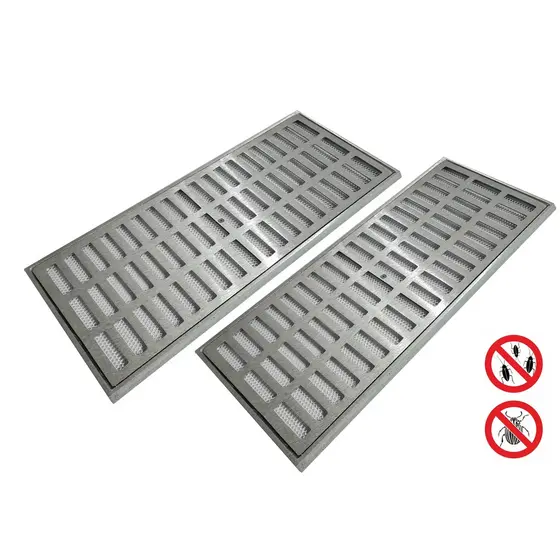 Ralo Grelha 30 X 100 Pluvial C/ Tela Anti Inseto
