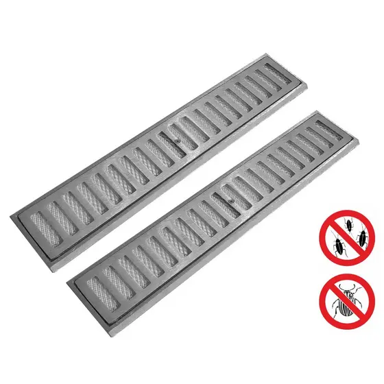 Ralo Grelha 10x80 Linear C/ Tela Anti Inseto (50+30)