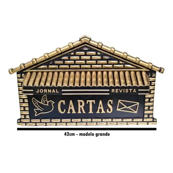 Caixa De Correio Clássica (modelo Grande) - Embutir