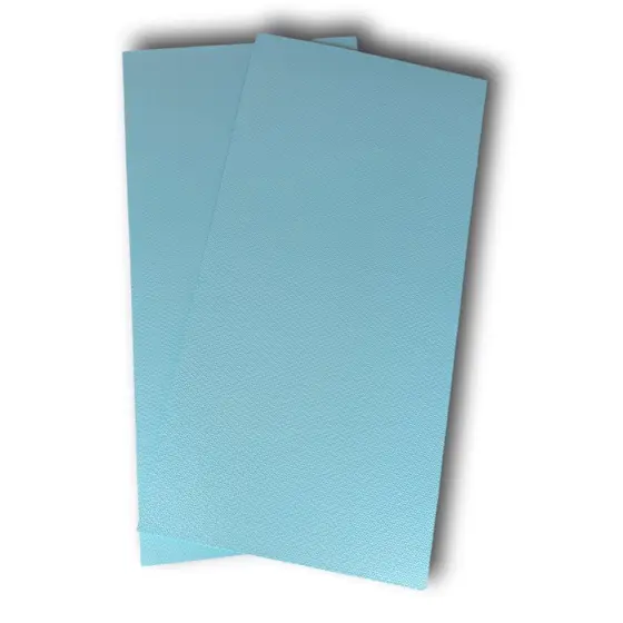 Kit 2 Colchonetes EVA Tapete Ginástica Yoga100x50x1cm 10mm Azul Alasca Bebê Ioga Pilates Academia