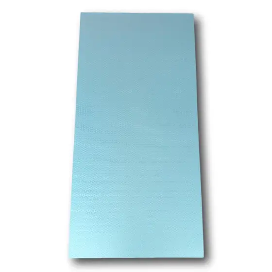Colchonete EVA Tapete Ginástica Yoga 100x50x1cm 10mm Azul Alasca Bebê Ioga Pilates Academia
