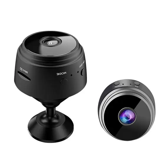 Câmera Mini HD com Sensor de Presença Wi-Fi 110V e Suporte para Encaixe hello