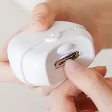 Cortador De Unha Elétrico Portátil Fácil Uso Criança Adultos