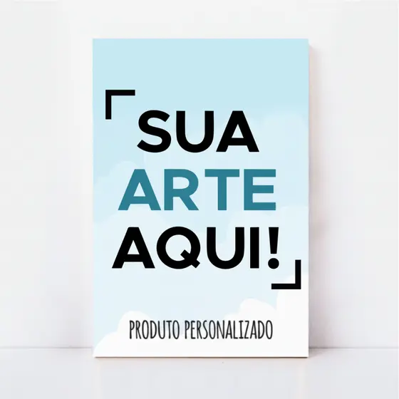 Placas Decorativas PERSONALIZADO - Decoração de Parede - SUA ARTE