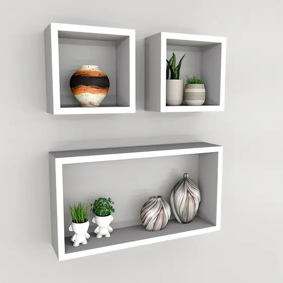 Nicho Retangular Kit Decoração Sala, Banheiro, Quarto e Cozinha