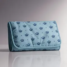 Trocador de Fralda Portátil Bebê Bebe Impermeável Dobrável com Tecido Estampado 100% Algodão