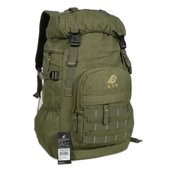 mochila camping 50 L kvn2204 lona reforçada trilhas viagem