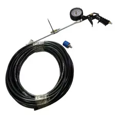 Kit Calibrador Inflador Pneus Caminhão Mangueira Engate 1/2