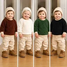 Blusa de frio bebê teddy moda kids