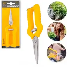 Tesoura Para Poda Bico Longo 8Pol. Jardinagem Jardim Horta Corta Galhos Casa Prático Útil