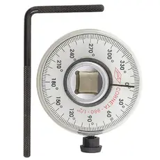 Transferidor De Grau 360º Torque Torquimetro Angular 1/2Pol. Motor Mecânico Automotivo Profissional