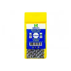 Kit Jogo Brocas Videa 8 X 120mm - 10 Peças Para Parede Concreto Reboco Cerâmica Fura Fácil