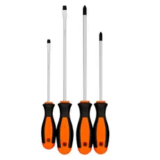 Kit Jogo Chave Fenda ROBUST Original 4 Peças Em Aço Cr-V Cromo Vanádio Profissional Super Resistente
