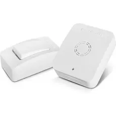 Campainha Sem Fio Alcance 150m Bivolt com Transmissor a Bateria QC1 Qualitronix Bivolt TOP