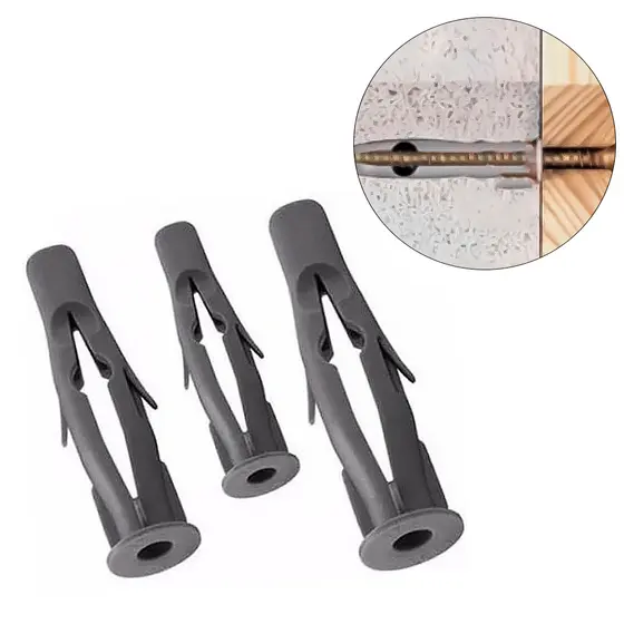 Kit Jogo Bucha De Fixação Para Tijolo Furado 10mm Com 250 Peças Pacote Fechado Multiuso Construção