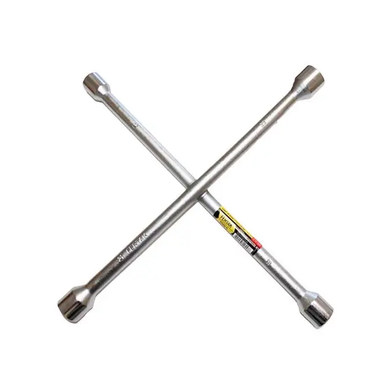 Chave De Roda Em Cruz Cruzeta 17 - 19 - 21 - 23mm Automotivo Troca Rápida Fácil Pneu