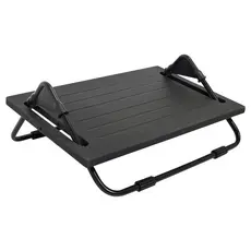 Apoio Ergonômico Para Os Pés Preto Escritório Inclinação Ajustável Antiderrapante De Mesa Desmontado
