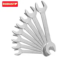 Chave Fixa Aço Forjado Resistente ROBUST Original Profissional Vários Tamanhos Boca Dupla Mecânico