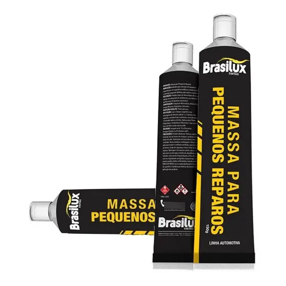 Massa Niveladora para Pequenos Reparos Brasilux 150g – Corrige Imperfeições em Paredes e Superfícies