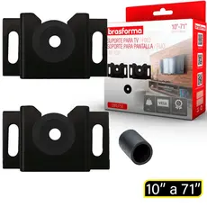 Kit Suporte Para Televisão TV Monitor Led Lcd Universal Smart De Polegadas Várias Marcas Modelos