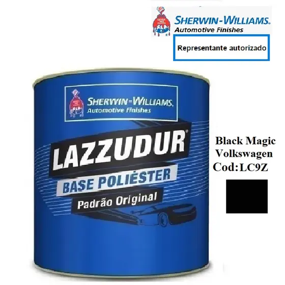 Tinta Black Magic Perol Vw - Poliéster Lazzuril - 900ml