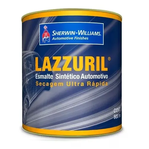 Tinta Esmalte Preto Brilhante Alta Temperatura lazzuril 900ml