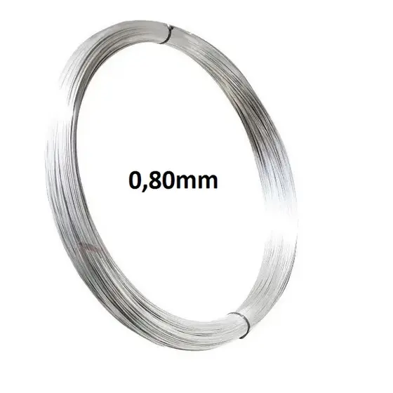 Arame de aço inox polido brilhante Para Snaps, Iscas Artificiais, Encastoador Pesca Empate, molas, gaiolas e etc