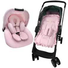 Capa de Carrinho e Bebê Conforto: Capota Solar, Protetores Cinto e Apoio Redutor - 6 Peças